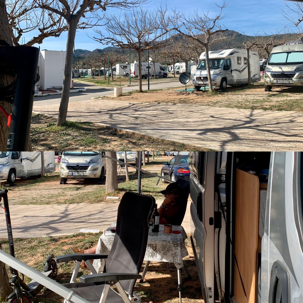 2023-03-10 Camingstopp, första&nbsp;grillen