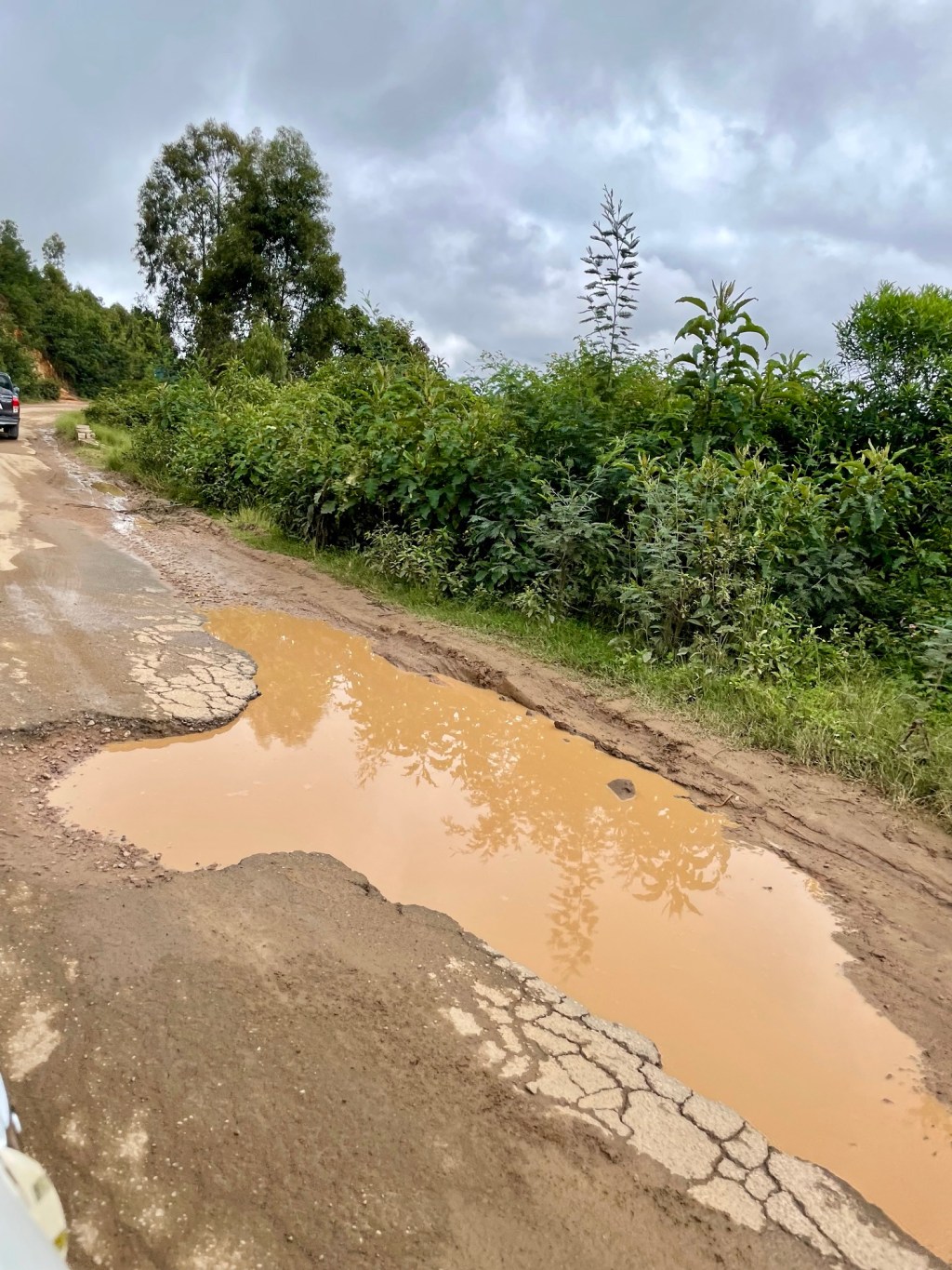 2024-04-04: än mer söder ut, över 8 timmar i bilen, skolan, skitvägar, souvenirer, kvällssafari